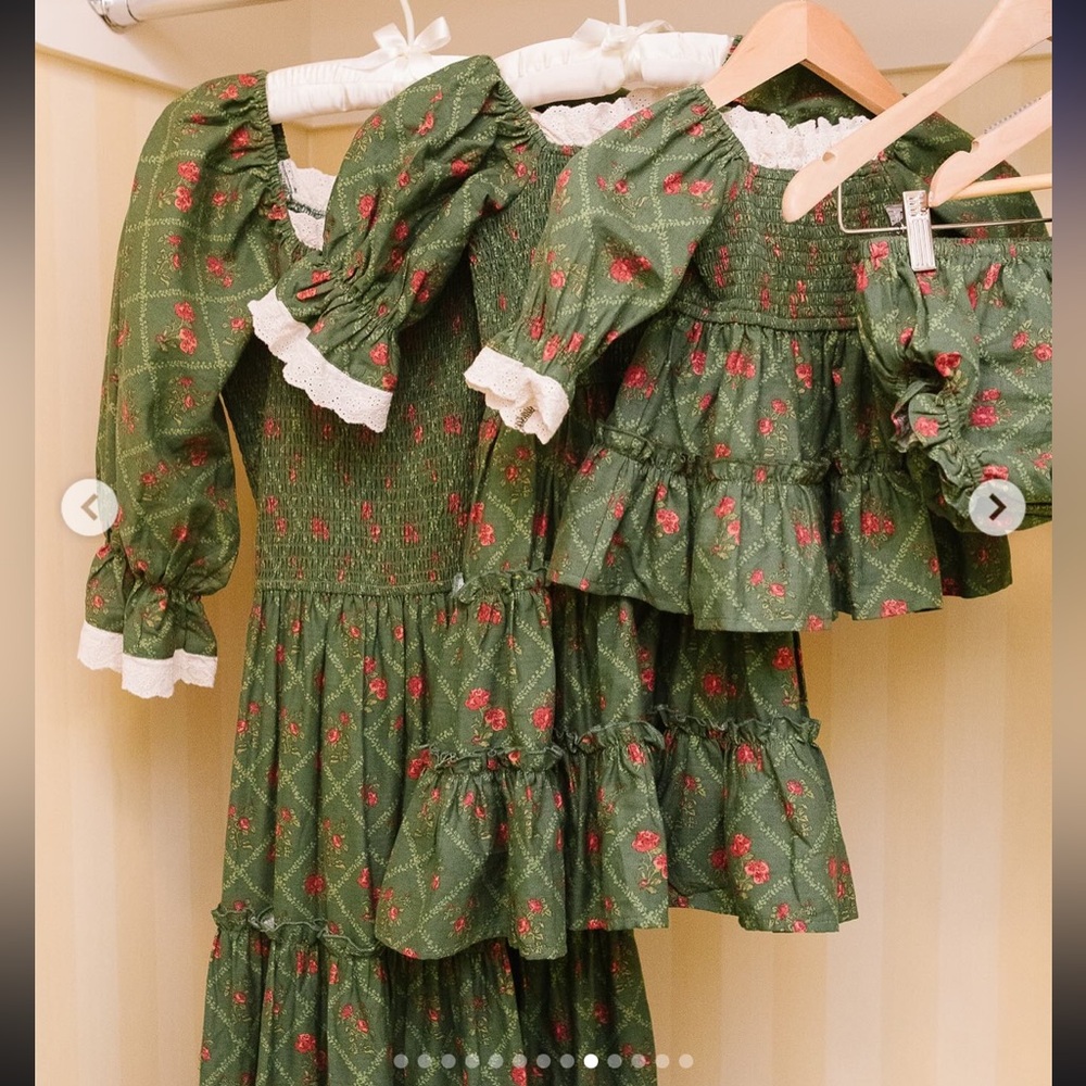 ISO Ivy City Co Mini Green Eve Dress for little girls
